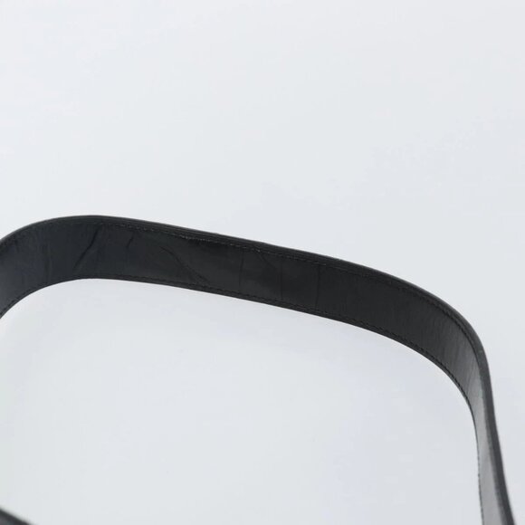 GUCCI Shoulder Bag Enamel Black Gold - Picture 7 of 16